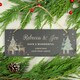 image 2 of Personalised Christmas Reindeer Hanging Slate Plaque