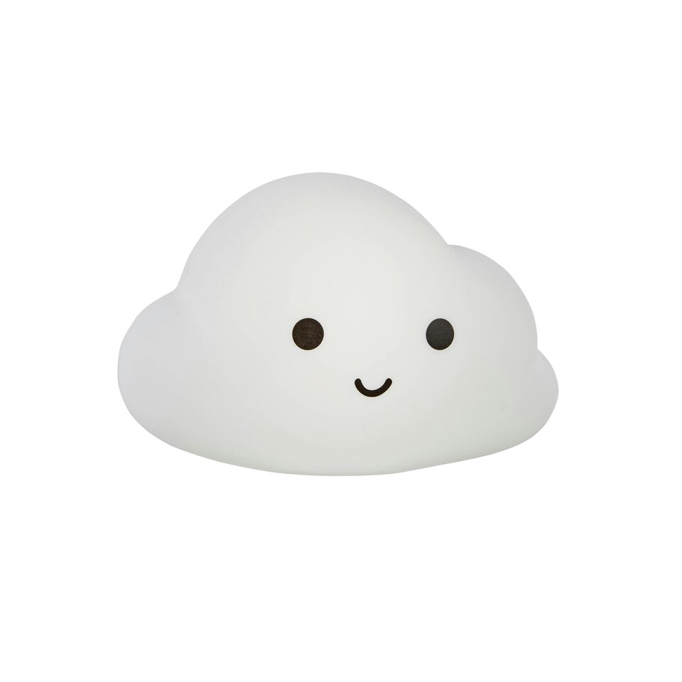 image 1 of BHS Glow Kid's LED Cloud Colour Changing Wall Light, White | White | White | 1