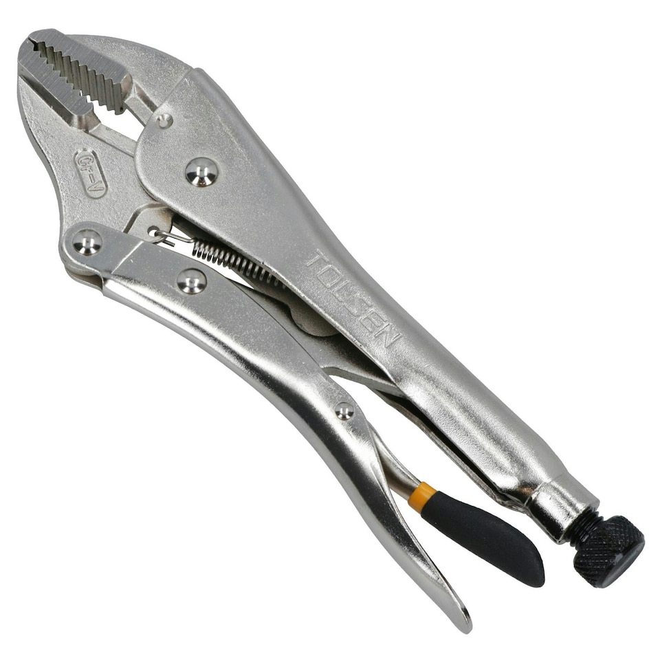 image 1 of Straight Jaw Locking Pliers 10" (250mm) Adjustable Mole Vice Grip Clamp