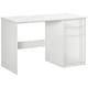 image 1 of HOMCOM Computer Desk w/ Drawers Modern Writing Workstation for Home Office