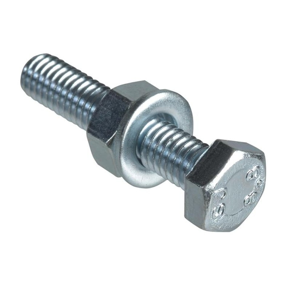 Forgefix High Tensile Set Screw 8.8 Grade, Zp - Multi Colour - M6 x 30mm Forge Pack 10