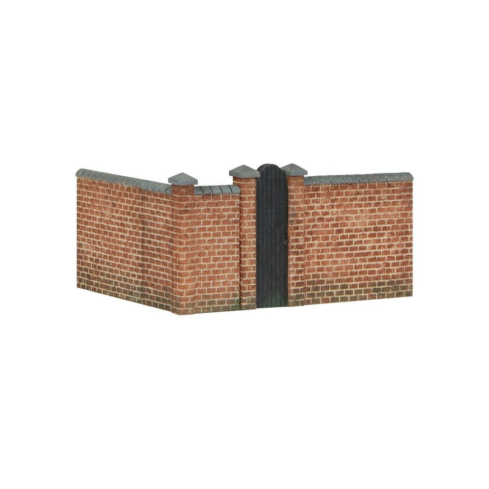 Hornby Skaledale Front RH Vic. Terrace Garden Wall (Pre-Built)