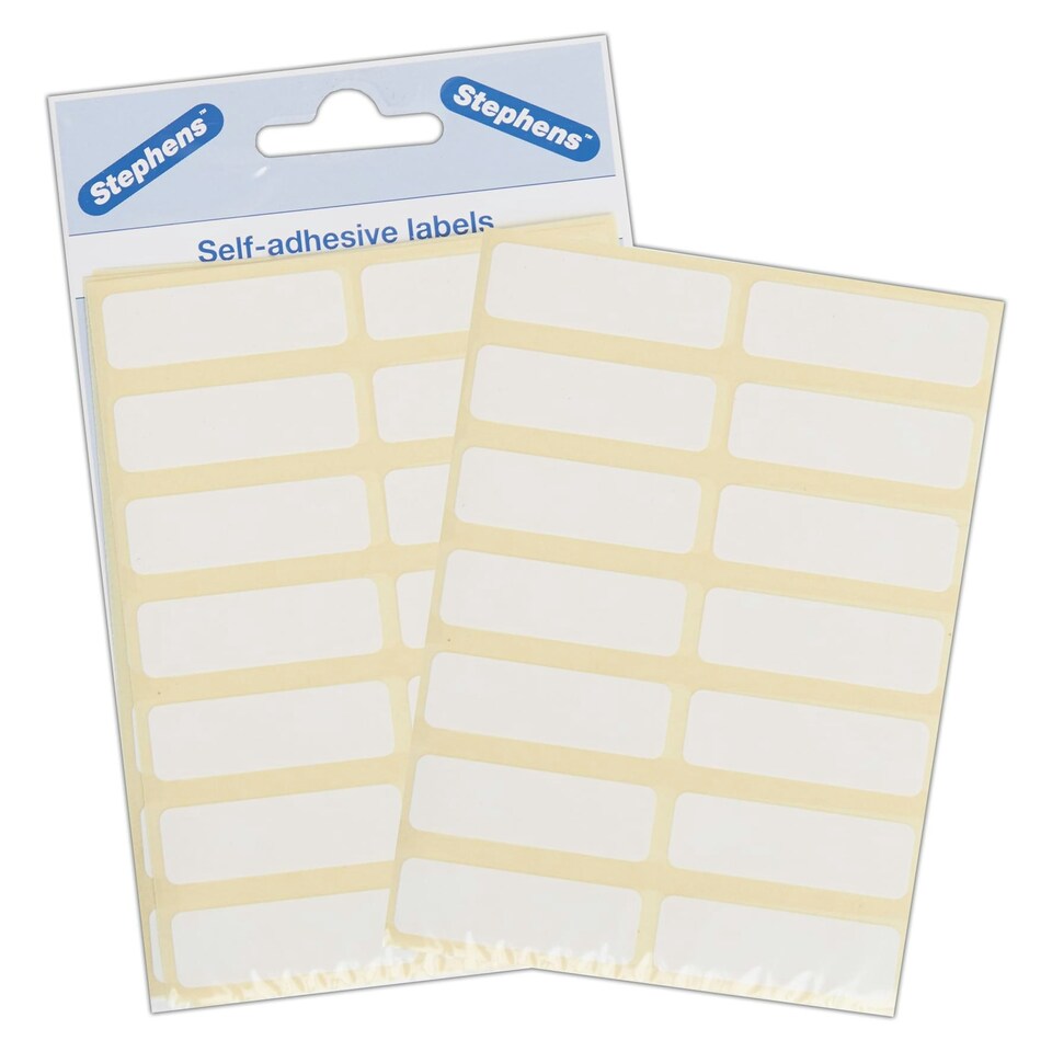 Stephens Labels White 12 x 38 - Stephens - RS250357 N/A