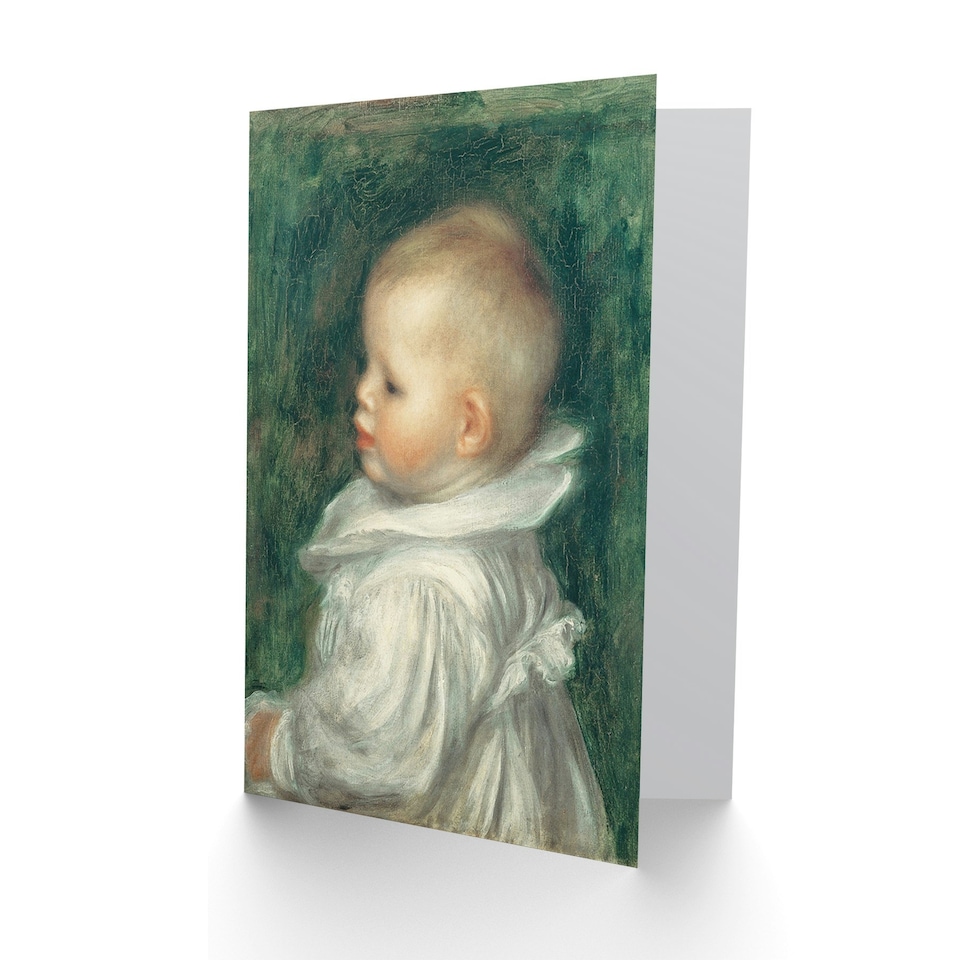 image 1 of Renoir Portrait Claude Old Master Painting Art Card
