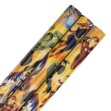 Hallmark 6M Wrapping Paper - 3 X 2M Rolls - Marvel Avengers Design