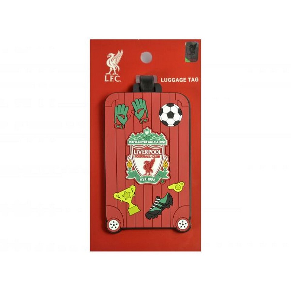 image 1 of Liverpool FC Crest Luggage Tag | Red | Red | 1