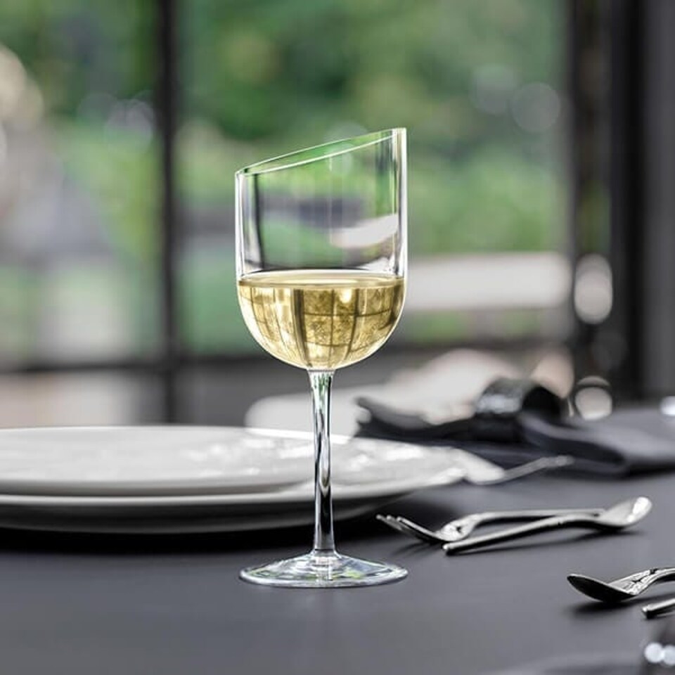 image 1 of Villeroy & Boch New Moon Set of 4 White Wine Goblets