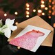 image 4 of Cute Pink Capybara White Gold Polka Dot Fur Coat Birthday Greeting Card