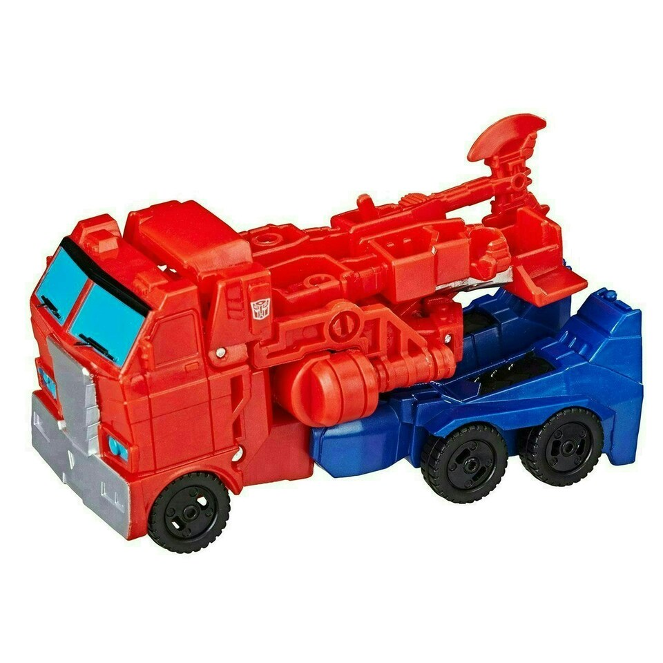image 1 of Transformers Cyberverse 1-Step Changer Optimus Prime Figure