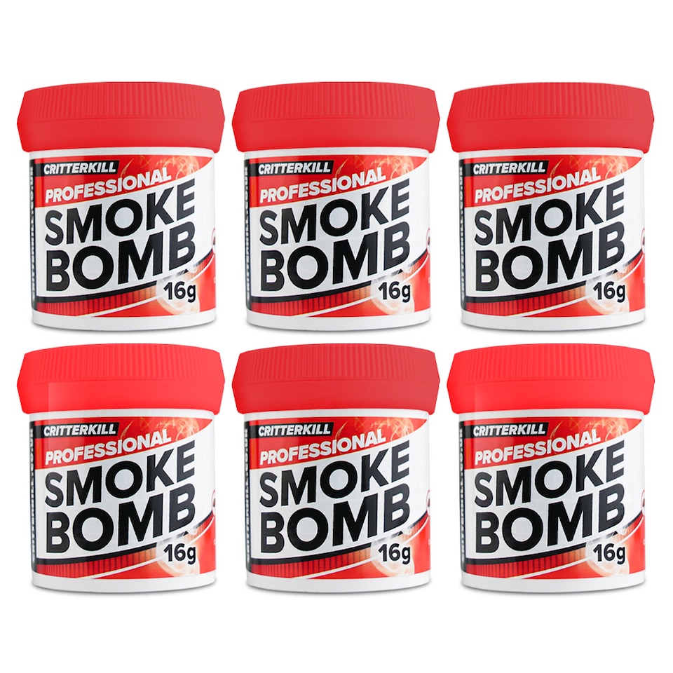 CritterKill Professional Insect Killer Smoke Fogger 15g - 6 Pack