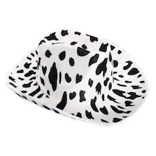 Pack of 2 White Cow Print Cowboy Hat White | One Size