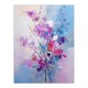 image 3 of Abstract Elegant Pastel Wildflower Bouquet Black Framed Wall Art Print A4