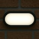 image 7 of CGC SONNY Black Opal Oval Outdoor Wall Light Bulkhead 12W Black