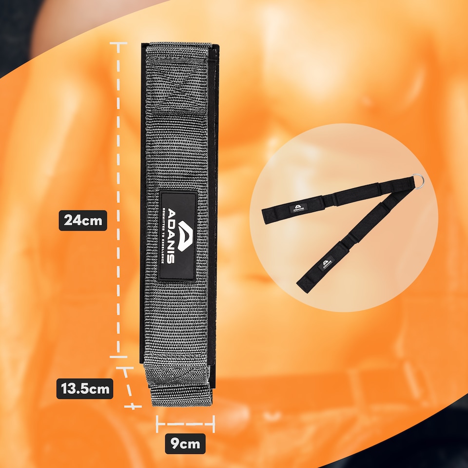image 1 of Adanis Triceps Rope Cable Attachment, Padded Non-Slip Grip