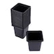 image 1 of Green Blade Seed Pots - Black - Pack of 15 | Black | Black