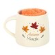 image 4 of Something Different Autumn Magic Mug and Sock Set - Off White/Orange - One Size