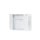 image 3 of Elegant Brands Salcombe Upright Bread Bin and Kitchen Corner Cabinet in White White