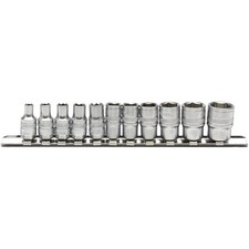 1/4" 11Pc Imperial Socket Rail - 16488
