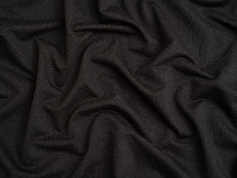 Minerva Core Range Navy Light Loop Back French Terry Stretch Knit Fabric for Dressmaking, 150cm / 59" Wide - per metre