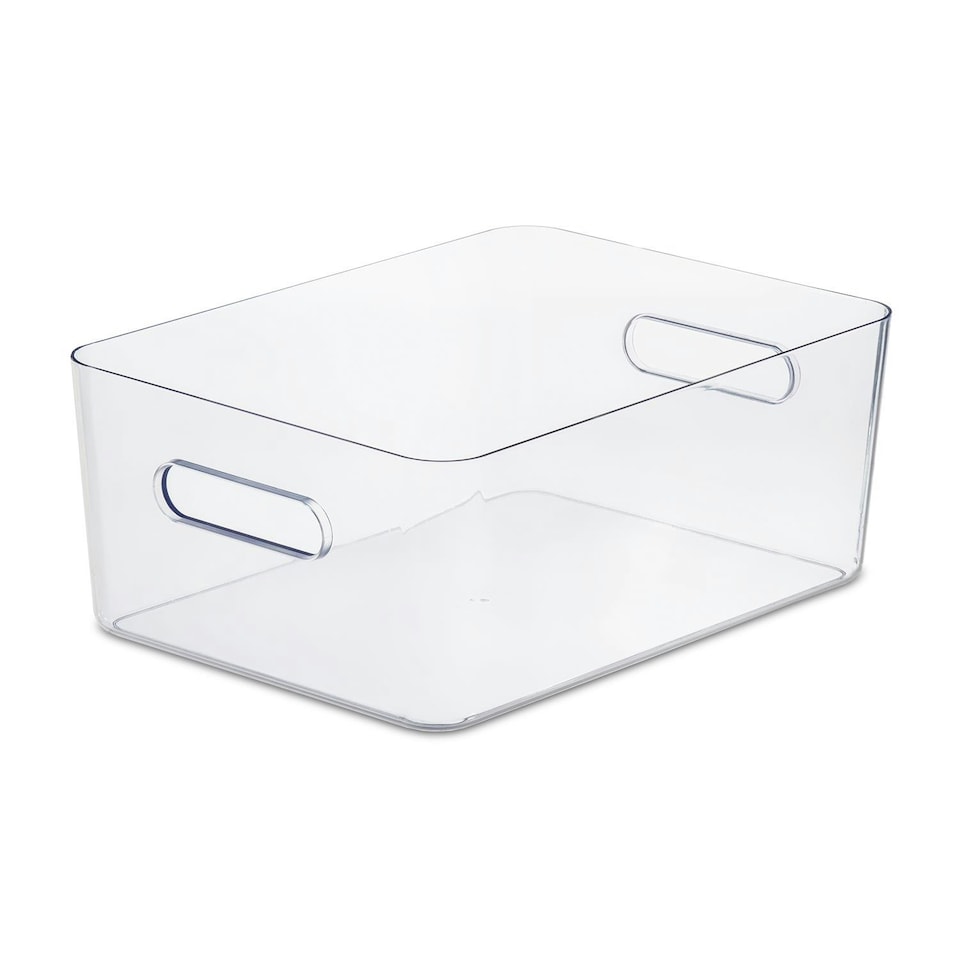 image 1 of SmartStore Compact Clear Storage Box Transparent & BPA Free, Large - 15.4 Litres