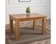 image 5 of Dakota 127 x 82cm Oak Small Dining Table and 6 Lola Fabric Chairs | Grey | Grey