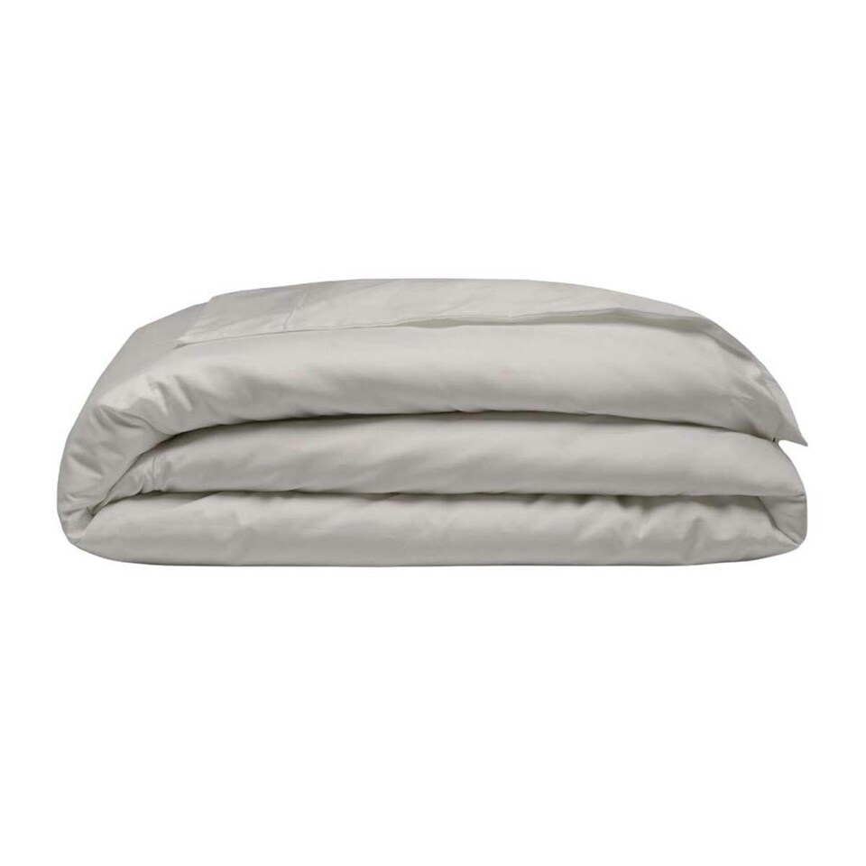 image 1 of Belledorm 400 Thread Count Egyptian Cotton Oxford Duvet Cover - Oyster - Kingsize