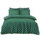 image 1 of Tylan Geometric Printed Duvet Cover Set Reversible Polycotton Beddings Multi | Single