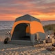 image 8 of Outsunny Double Layer Pop Up Tent with Rainfly, Portable Camping Shelter | Multi