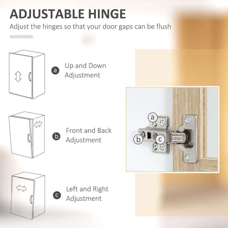 image 1 of HOMCOM Modern Kitchen Cupboard, Freestanding Storage Cabinet Hutch with Central Drawer, 2 Glass Door Cabinets and Countertop, 180cm