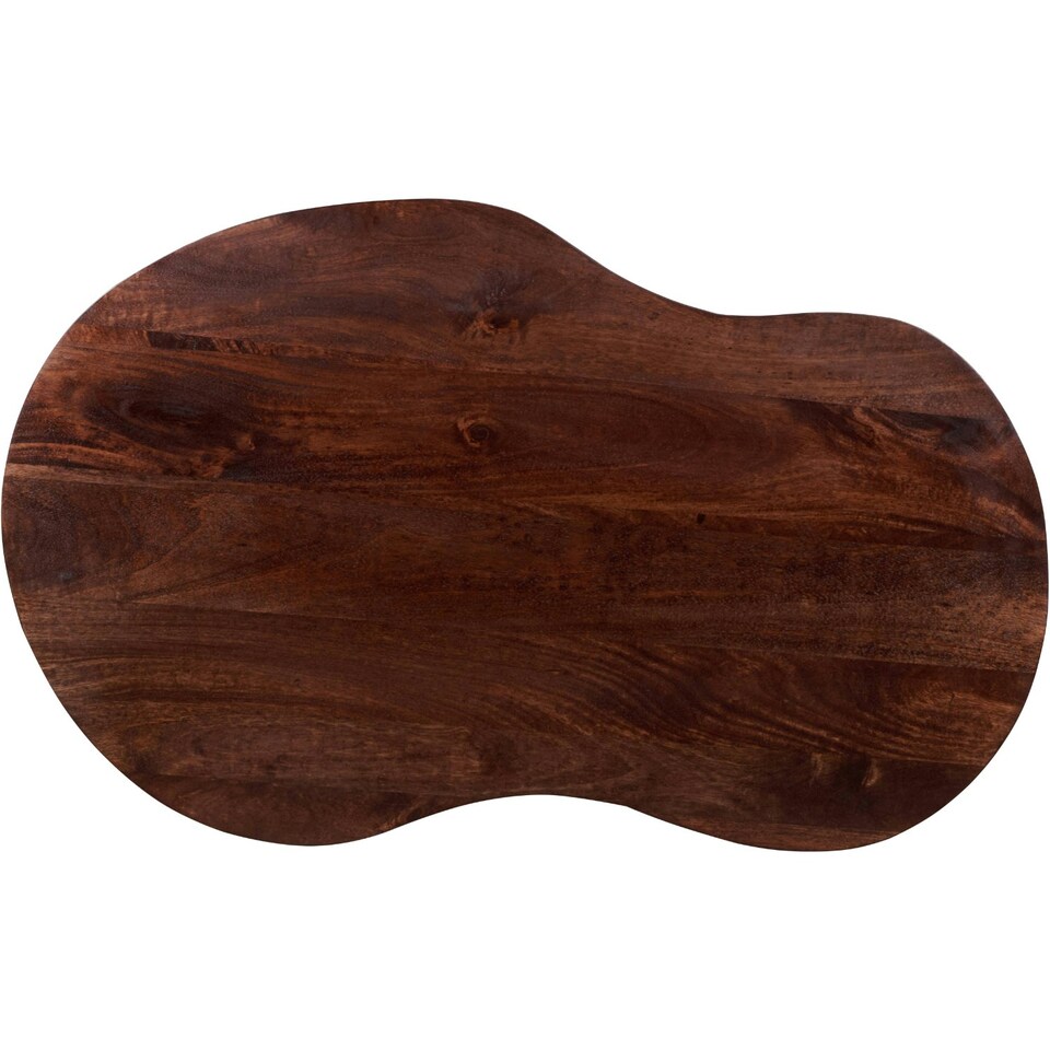 image 1 of Nolan Solid Wood Coffee Table Brown
