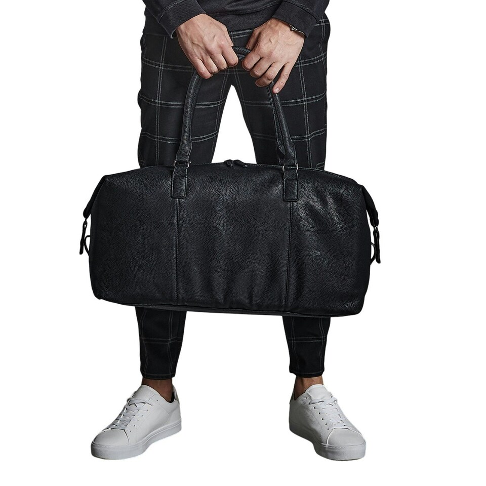 image 1 of Quadra Nuhide Weekender Duffle Bag - Black - One Size