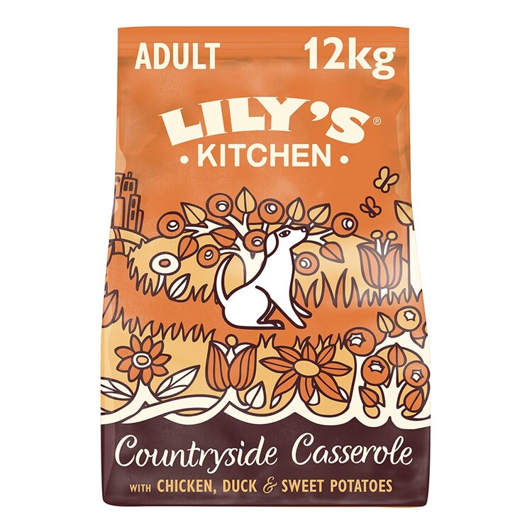 Lily's Kitchen Adult Dog Chicken & Duck Grain-Free Dry Food 12Kg