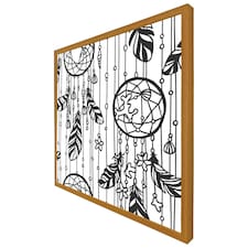 Black contour (Picture Frame) Brown | Oak | XL