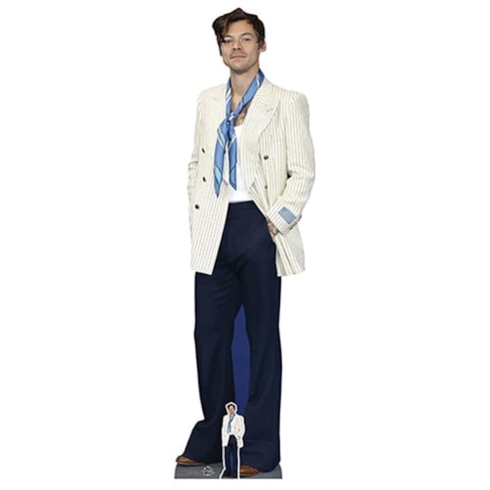 Harry Styles White Jacket Lifesize Cardboard Cutout 186cm