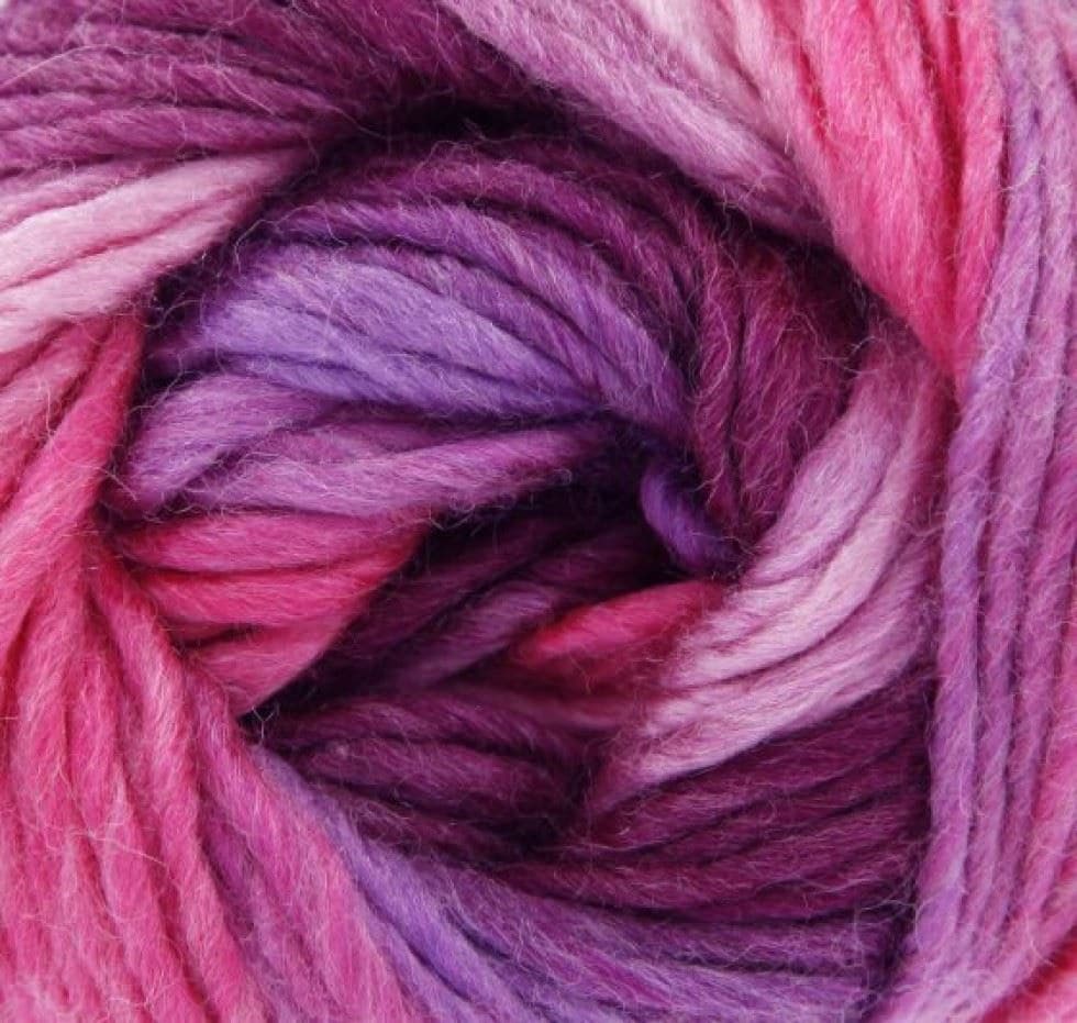 King Cole Multicoloured Riot Chunky Yarn (Value Pack 12 x 100g Balls) For Crochet, Knitting - 134m per ball