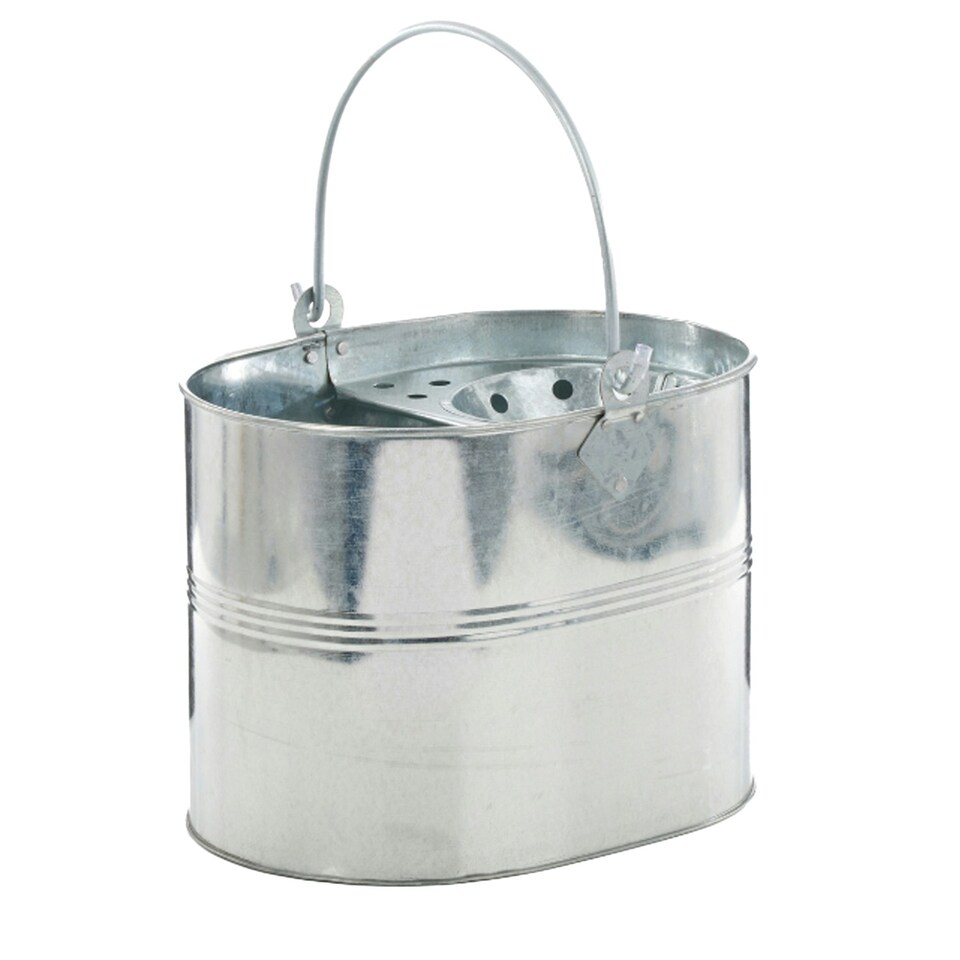 Leecroft Heavy Duty Galvanised Mop Bucket - One Colour - One Size