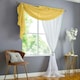 image 3 of Double Voile Curtain Panel - Ochre - 150cm x 183cm