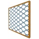 image 4 of Navy chainlink rope (Picutre Frame) Grey | S