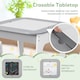 image 6 of COSTWAY 2 in 1 Children Activity Table and Chair Set Grey