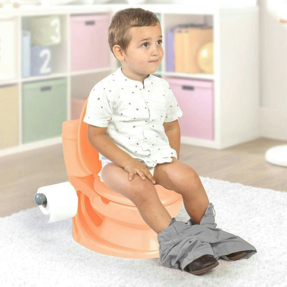 image 1 of Dolu Toddlers Bathroom Training Potty - Orange