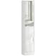 image 1 of kleankin Tall Bathroom Cabinet with Mirror, High Gloss White | White | 162H x 32W x 28D cm