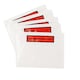 image 1 of 1000 x A5 Printed Self Adhesive Document Enclosed Wallets Clear | C5