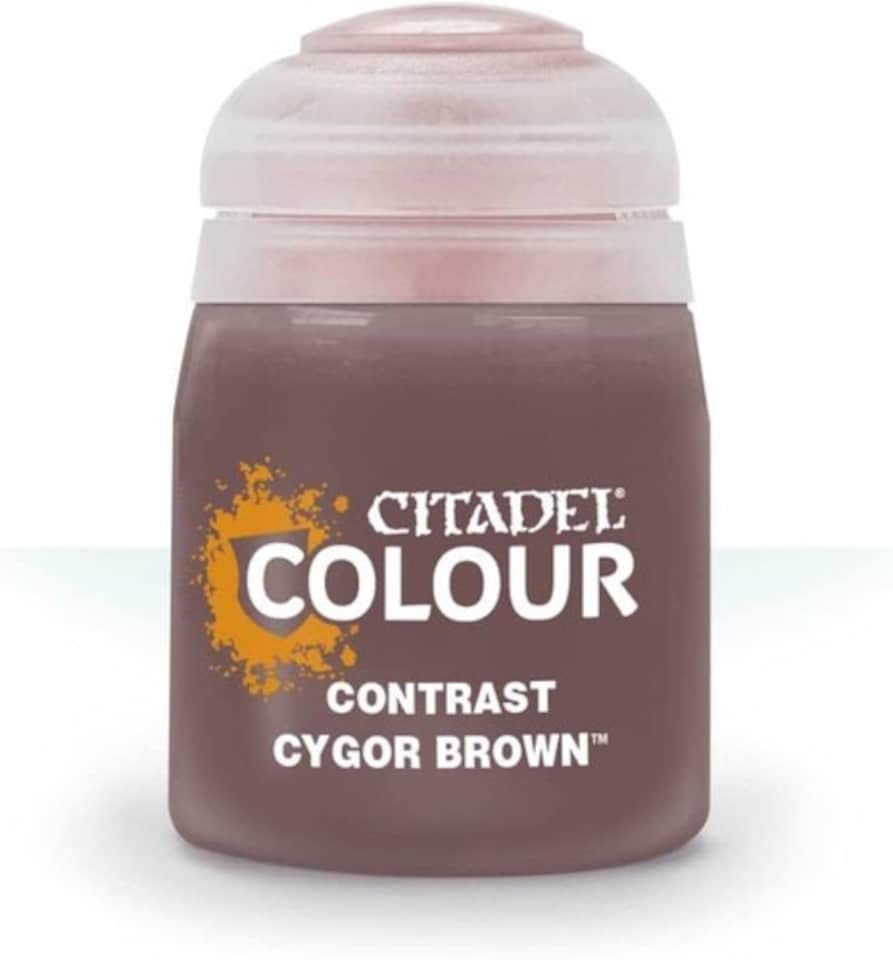 image 1 of Games Workshop Citadel Colour Contrast: Cygor Brown (18ml) Paint
