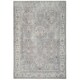 image 1 of KUKOON Greige Distressed Floral Medallion Non Slip Washable Low Pile Rug 240cm x 330cm | Grey