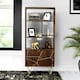 image 2 of Jusleen Solid Mango Wood Large Bookcase 2 Door