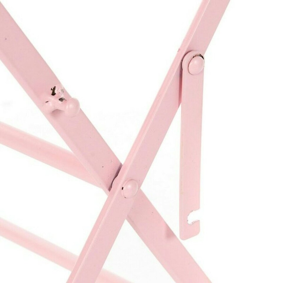 image 1 of Table set with 2 chairs DKD Home Decor MB-177410 Pink 60 x 60 x 75 cm (3 pcs) Pink