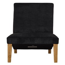Lola Fabric Dining Chairs for Dining Room or Kitchen | Black | Black