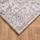 image 6 of OHS Vintage Print Washable Indoor Carpet Floor Rug, 80x150cm - Grey