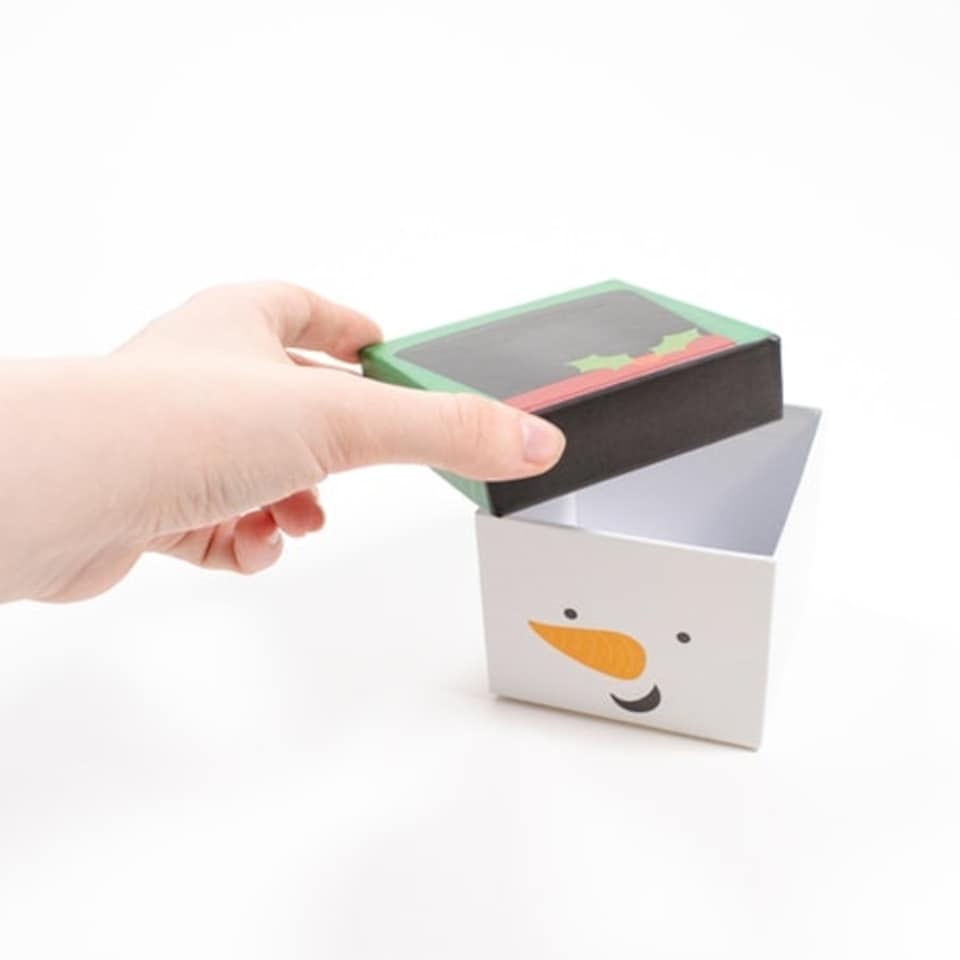 image 1 of Christmas Characters Stackable Gift Boxes - Pack of 3