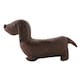 image 1 of Hestia Brown Dog Doorstop